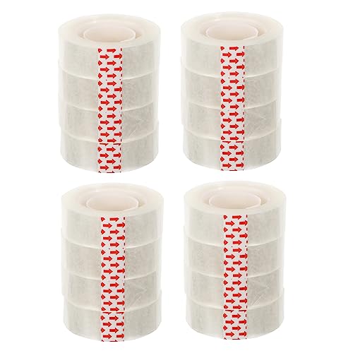 KALLORY 16 Stück Transparentes Klebeband Hochtransparente Verpackungs und Fixierbandrollen für Bürobedarf für Verpackungen Versiegelungen und Bastelarbeiten KALLORY 16 Stück Transparentes Klebeband Hochtransparente Verpackungs und Fixierbandrollen für Bürobedarf für Verpackungen Versiegelungen und Bastelarbeiten von KALLORY