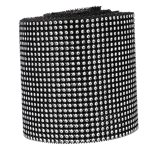 KALLORY 1Rolle Glänzendes Strassband Zartes Diamantenband für DIY Hochzeitsdekoration Vielseitig Einsetzbar für Vasen Taschen und Mehr Leicht Zuschneidbar Langlebig von KALLORY