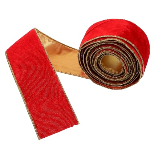 KALLORY 1Rolle Rotes Geschenkband DIY Bastelband Verschleißfestes Paketband für Hochzeitsdekoration Geschenkverpackung und Projekte Vielseitig Einsetzbar und Leicht KALLORY 1Rolle Rotes Geschenkband DIY Bastelband Verschleißfestes Paketband für Hochzeitsdekoration Geschenkverpackung und Projekte Vielseitig Einsetzbar und Leicht von KALLORY