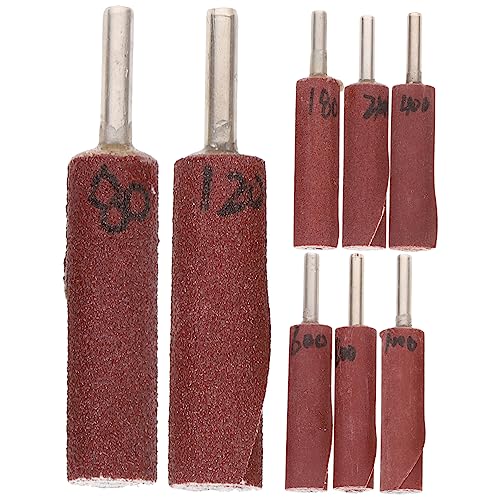 KALLORY 1Satz Sanding Drum Teilig Schleifklappenrad mit Zylinderform für Bohrer Emery Material Hohe Abrieb und Druckbeständigkeit zum Polieren Schmuck KALLORY 1Satz Sanding Drum Teilig Schleifklappenrad mit Zylinderform für Bohrer Emery Material Hohe Abrieb und Druckbeständigkeit zum Polieren Schmuck von KALLORY