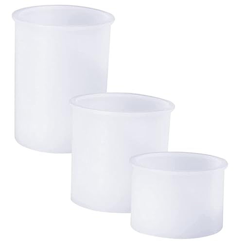 KALLORY 1Satz Silikon Kerzenhalter Gießformen Teiliges Flexiblem Silikon für DIY Harzprojekte Vielseitig Einsetzbar Glänzende Oberfläche mit Spiegeleffekt Einfach zu Reinigen KALLORY 1Satz Silikon Kerzenhalter Gießformen Teiliges Flexiblem Silikon für DIY Harzprojekte Vielseitig Einsetzbar Glänzende Oberfläche mit Spiegeleffekt Einfach zu Reinigen von KALLORY