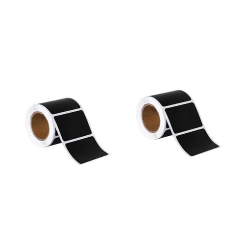 KALLORY 2 Rollen Aufkleber Namensetiketten Klebetiketten bürogadges namens sticker Blank stickers Store stickers tags tagger Etiketten für Namensschilder schwarze Namensschilder PVC Black KALLORY 2 Rollen Aufkleber Namensetiketten Klebetiketten bürogadges namens sticker Blank stickers Store stickers tags tagger Etiketten für Namensschilder schwarze Namensschilder PVC Black von KALLORY