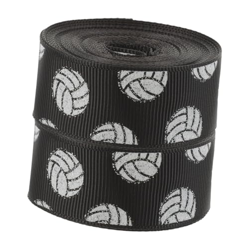 KALLORY 2 Rolls Volleyball -party Ribbon Polyester Volleyball Ribbon Sport Ball Ribbons Sportparty Supplies Für DIY -handwerkshaarbögen Kranz Kranz KALLORY 2 Rolls Volleyball -party Ribbon Polyester Volleyball Ribbon Sport Ball Ribbons Sportparty Supplies Für DIY -handwerkshaarbögen Kranz Kranz von KALLORY