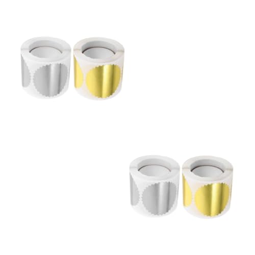 KALLORY 2 Sätze Ausrüstungsaufkleber Hochzeitsaufkleber Für Umschläge Goldmetallische Siegel Umschlagaufkleber Goldgeprägte Siegel Prägefolie Unterlage Aus Pergaminpapier 2 Rollen * 2 KALLORY 2 Sätze Ausrüstungsaufkleber Hochzeitsaufkleber Für Umschläge Goldmetallische Siegel Umschlagaufkleber Goldgeprägte Siegel Prägefolie Unterlage Aus Pergaminpapier 2 Rollen * 2 von KALLORY