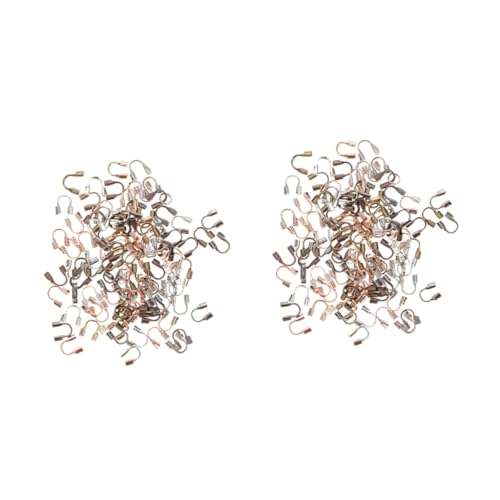 KALLORY 2 Sätze Drahtschutzzubehör Halskette Beschützer Herstellung Von Kettenschmuck Schmuck Draht Perlen Zubehör Zur Schmuckherstellung Aus Draht Legierung 800 Stück * 2 KALLORY 2 Sätze Drahtschutzzubehör Halskette Beschützer Herstellung Von Kettenschmuck Schmuck Draht Perlen Zubehör Zur Schmuckherstellung Aus Draht Legierung 800 Stück * 2 von KALLORY