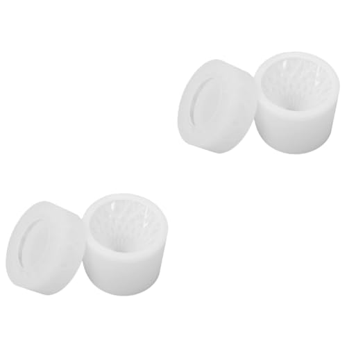 KALLORY 2 Sätze Epoxidform machen für Herstellung DIY Bastelform Epoxid-Gießform Kieselgel Weiß von KALLORY