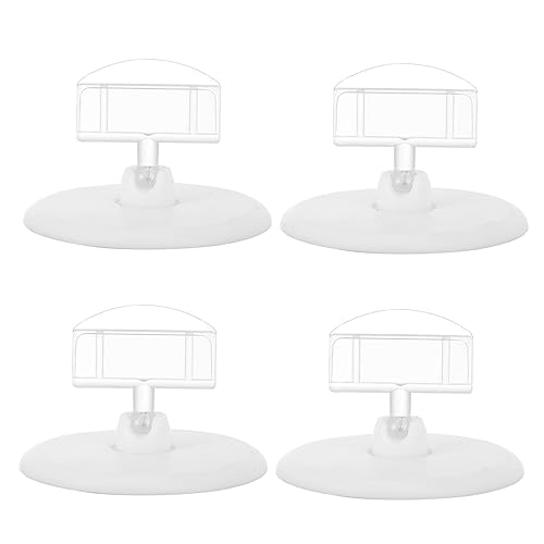 KALLORY 2 Sätze Kartentyp -discclip Zeigen Etiketten Stand Wiederverwendbar Steht Schildhalterclip Aus Kunststoff Werbeclips Warenschildclip Aus Kunststoff Neues -material 10 Stück * 2 von KALLORY