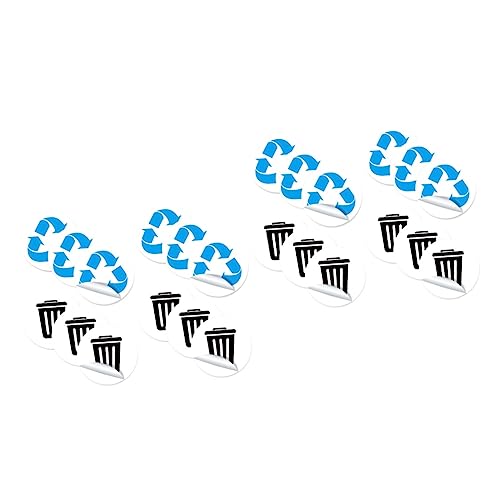 KALLORY 2 Sätze Klassifizierungsaufkleber Recycling Aufkleber Recyceln Groß Müll Kann Drinnen Etiketten Für Müll Mülletiketten Etiketten Für Papierkörbe Müll Aufkleber Pvc 12 Stücke * 2 KALLORY 2 Sätze Klassifizierungsaufkleber Recycling Aufkleber Recyceln Groß Müll Kann Drinnen Etiketten Für Müll Mülletiketten Etiketten Für Papierkörbe Müll Aufkleber Pvc 12 Stücke * 2 von KALLORY