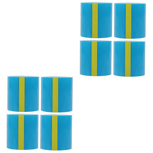 KALLORY 2 Sätze Klebeband Klebrig Farbig Streifen Uv Blau Werkzeug Traaceless Haftband Spurloses Band Zubehör Zur Schmuckherstellung Epoxidband Diy -schmuckzubehör Blue 4 Stück * 2 von KALLORY