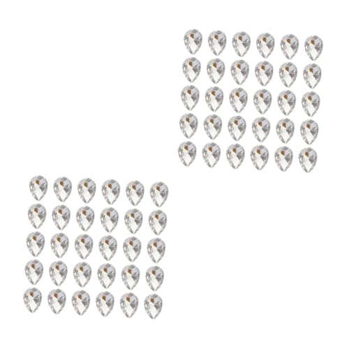 KALLORY 2 Sätze Kristallschmuck Tropfenperlen Herstellung Schmuck Perlen Machen Facettiert Auf Applikation Mini-tropfen-glas-strasssteine Kristallperlen in Tropfenform 50 Stück * 2 KALLORY 2 Sätze Kristallschmuck Tropfenperlen Herstellung Schmuck Perlen Machen Facettiert Auf Applikation Mini-tropfen-glas-strasssteine Kristallperlen in Tropfenform 50 Stück * 2 von KALLORY