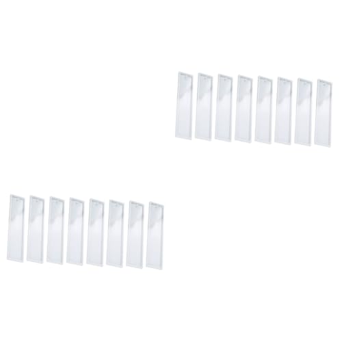 KALLORY 2 Sätze Lesezeichenform Kollege Buchzeichenform Lesezeichen Epoxid Epoxidform Für Lesezeichen Lesezeichen-tools Silikonformen Für Epoxidharz Kieselgel Transparent 8 Stücke * 2 von KALLORY
