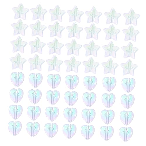 KALLORY 2 Sätze Liebe Fünffache Sternperle Diy -schmuckversorgungen Perlen Herstellung Reiz Herz Bunt Ab Machen Für Ohr Form Zubehör Zum Finden Von Schmuck Acryl 600 Stück * 2 KALLORY 2 Sätze Liebe Fünffache Sternperle Diy -schmuckversorgungen Perlen Herstellung Reiz Herz Bunt Ab Machen Für Ohr Form Zubehör Zum Finden Von Schmuck Acryl 600 Stück * 2 von KALLORY