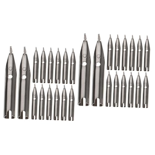 KALLORY 2 Sätze Pen Tipp Kalligraphie Ersatzfedern Für Füllfederhalter Stiftnibs Füllfederhalter Aus Stahl Brunnen Stift Student Stiftspitzen Für Tauchstifte Metall 15 Stücke * 2 KALLORY 2 Sätze Pen Tipp Kalligraphie Ersatzfedern Für Füllfederhalter Stiftnibs Füllfederhalter Aus Stahl Brunnen Stift Student Stiftspitzen Für Tauchstifte Metall 15 Stücke * 2 von KALLORY