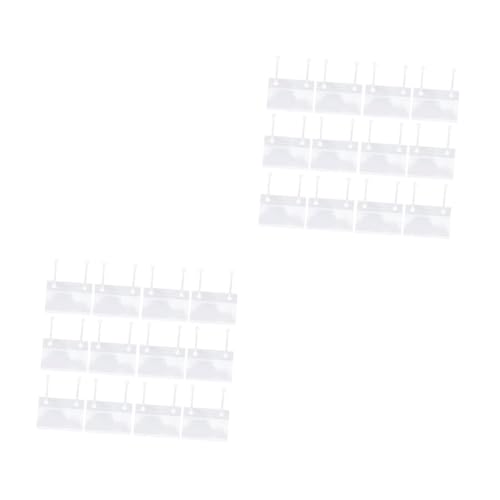 KALLORY 2 Sätze Preisschild Warenpreistafeln Preisschnallen-tags Etiketten Für Preisschnallen Schnalle Tag Supermarkt-preisanzeigetafeln Pvc Transparent 25 Stück * 2 KALLORY 2 Sätze Preisschild Warenpreistafeln Preisschnallen-tags Etiketten Für Preisschnallen Schnalle Tag Supermarkt-preisanzeigetafeln Pvc Transparent 25 Stück * 2 von KALLORY