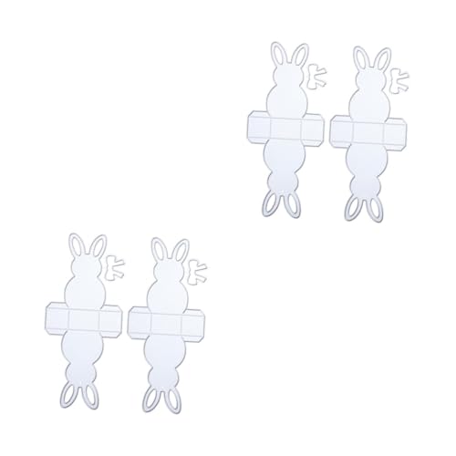 KALLORY 2 Sätze Schneidwerkzeug Stanzteile Für Die Kartenherstellung Hase Stanzform Diy Prägestempel Prägeschablonen Aus Metall Kohlenstoffstahl Silber 2 Stück * 2 KALLORY 2 Sätze Schneidwerkzeug Stanzteile Für Die Kartenherstellung Hase Stanzform Diy Prägestempel Prägeschablonen Aus Metall Kohlenstoffstahl Silber 2 Stück * 2 von KALLORY