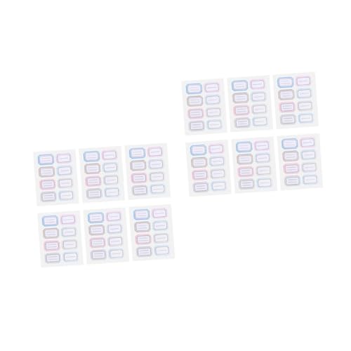 KALLORY 2 Sätze Selbstklebende Etiketten Praktische Produktaufkleber Selbstklebende Namensaufkleber Klebeetiketten Flaschenmarker Tragbare Namensaufkleber Bürobedarf Papier 36 Blätter * 2 KALLORY 2 Sätze Selbstklebende Etiketten Praktische Produktaufkleber Selbstklebende Namensaufkleber Klebeetiketten Flaschenmarker Tragbare Namensaufkleber Bürobedarf Papier 36 Blätter * 2 von KALLORY