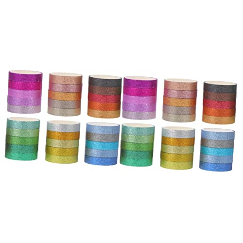 KALLORY 2 Sätze Washi-tape Scrapbooking Tape Glitzerndes Klebeband Farbig Klebrig Funkelnd Gold Scrapbook-klebebänder Selber Machen Vintage Washi Tape Papier 30 Rollen * 2 KALLORY 2 Sätze Washi-tape Scrapbooking Tape Glitzerndes Klebeband Farbig Klebrig Funkelnd Gold Scrapbook-klebebänder Selber Machen Vintage Washi Tape Papier 30 Rollen * 2 von KALLORY