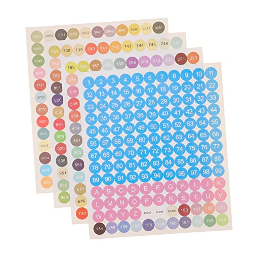 KALLORY 2 Sätze farbige Aufkleber Nummernaufkleber 1-100 Zahlenetiketten bunt klebrige Zahlenaufkleber nummeriert Vinyl Zahlen- und Buchstabenaufkleber Aufkleber mit Farbnummern Papier KALLORY 2 Sätze farbige Aufkleber Nummernaufkleber 1-100 Zahlenetiketten bunt klebrige Zahlenaufkleber nummeriert Vinyl Zahlen- und Buchstabenaufkleber Aufkleber mit Farbnummern Papier von KALLORY