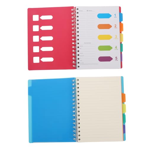 KALLORY 2 Stück Buntes Tagebuch Liniertes Journal Bunte Journal Notizbücher Arbeitsnotizblock Notizbuch Für Die Arbeit Schule Spiralnotizblöcke Einfache Schreibbücher KALLORY 2 Stück Buntes Tagebuch Liniertes Journal Bunte Journal Notizbücher Arbeitsnotizblock Notizbuch Für Die Arbeit Schule Spiralnotizblöcke Einfache Schreibbücher von KALLORY