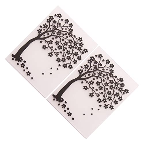 KALLORY 2 Stück Prägeform Diy Scrapbooking Prägung Prägeordner Handwerk Groß Gruß Stirbt Prägeschablonen Prägen Machen Sammelalbum Hintergrund Echo Herstellung Stanzformen Schablone von KALLORY