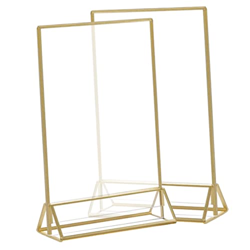 KALLORY 2 Stück Tisch Nummernschild Ausstellungsständer Für Speisekarte Plakatständer Groß Glücklich Planke Braut- Anzeige Stand Hochzeit Büfett Zeremonie Inhaber Gruß Acryl Transparent KALLORY 2 Stück Tisch Nummernschild Ausstellungsständer Für Speisekarte Plakatständer Groß Glücklich Planke Braut- Anzeige Stand Hochzeit Büfett Zeremonie Inhaber Gruß Acryl Transparent von KALLORY