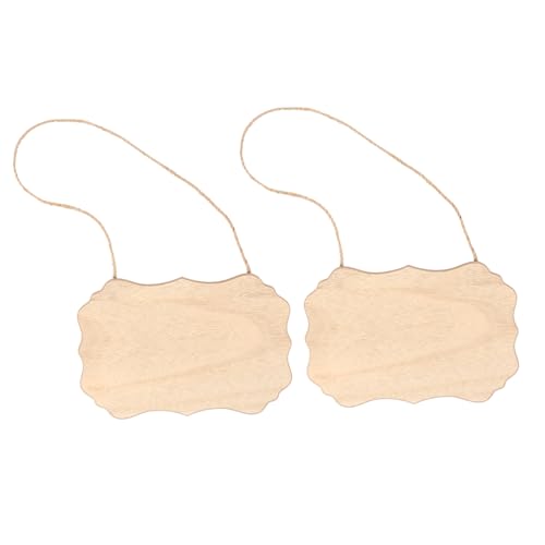 KALLORY 2 Stück dekoratives Hängeetikett aus Holz Tags für die Anzeige Tafel offen Wanddekoration Zeichen Büfett Zu leere Holzplage hängendes leeres Holzschild unfertige Holzplatte hölzern KALLORY 2 Stück dekoratives Hängeetikett aus Holz Tags für die Anzeige Tafel offen Wanddekoration Zeichen Büfett Zu leere Holzplage hängendes leeres Holzschild unfertige Holzplatte hölzern von KALLORY