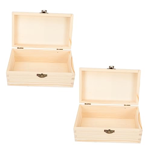 KALLORY 2 Stück schmuckschatulle aus holz Fälschung stapelbar rustikal Kind klein schmuckkästchen Malerei Versorgung Aufbewahrungsbehälter für Schmuck selber machen Malmaterial hölzern KALLORY 2 Stück schmuckschatulle aus holz Fälschung stapelbar rustikal Kind klein schmuckkästchen Malerei Versorgung Aufbewahrungsbehälter für Schmuck selber machen Malmaterial hölzern von KALLORY