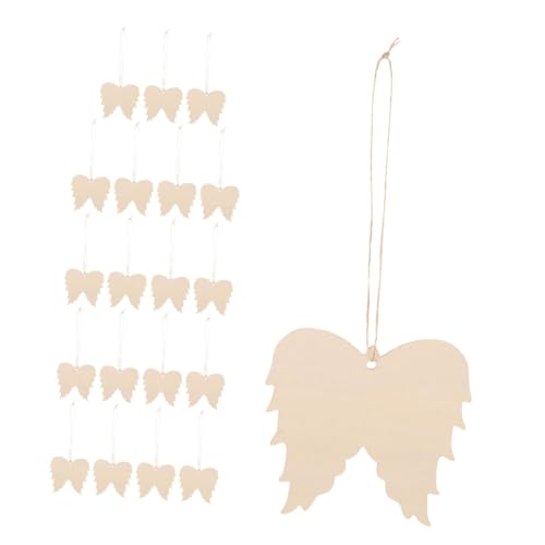 KALLORY 20 Sets Engelsflügel Zum Basteln Wanddekoration Mit Engelsflügeln Holz – Unlackierte Leere Holzausschnitte Ornamente Für Geburtstagsfeiern Hochzeitsveranstaltungen KALLORY 20 Sets Engelsflügel Zum Basteln Wanddekoration Mit Engelsflügeln Holz – Unlackierte Leere Holzausschnitte Ornamente Für Geburtstagsfeiern Hochzeitsveranstaltungen von KALLORY
