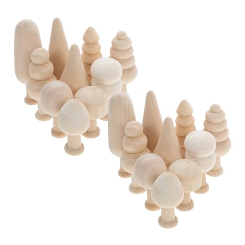 KALLORY 20 Stück Bemaltes Holzspielzeug Schmucklos Miniatur Dekorationen Klein Ornament Herstellung Malen Lackierbar Weihnachten Bunt Verzierungen Karikatur Baum Unbemalt Winzig Khaki KALLORY 20 Stück Bemaltes Holzspielzeug Schmucklos Miniatur Dekorationen Klein Ornament Herstellung Malen Lackierbar Weihnachten Bunt Verzierungen Karikatur Baum Unbemalt Winzig Khaki von KALLORY