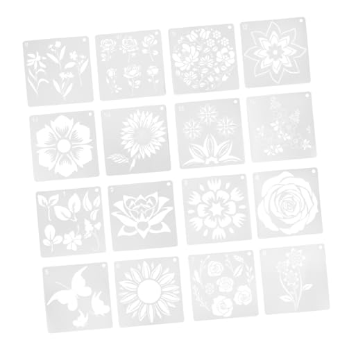 KALLORY 20 Stück DIY-Farbvorlagen Natur-Schablonen Sonnenblume-Schablone Schablonen zum Bemalen von Handwerksvorlage Malschablonen Zeichnungsschablonenvorlage das Haustier Weiß KALLORY 20 Stück DIY-Farbvorlagen Natur-Schablonen Sonnenblume-Schablone Schablonen zum Bemalen von Handwerksvorlage Malschablonen Zeichnungsschablonenvorlage das Haustier Weiß von KALLORY