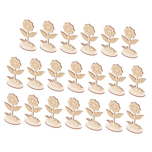 KALLORY 20 Stück DIY Holzblumen Bastelset Holzblumen Jahrhundert klein Anlage Wohnkultur Mini Pflanzen unfertige Blumenscheiben Blumenausschnitt selber machen Blumendekor aus Holz hölzern KALLORY 20 Stück DIY Holzblumen Bastelset Holzblumen Jahrhundert klein Anlage Wohnkultur Mini Pflanzen unfertige Blumenscheiben Blumenausschnitt selber machen Blumendekor aus Holz hölzern von KALLORY