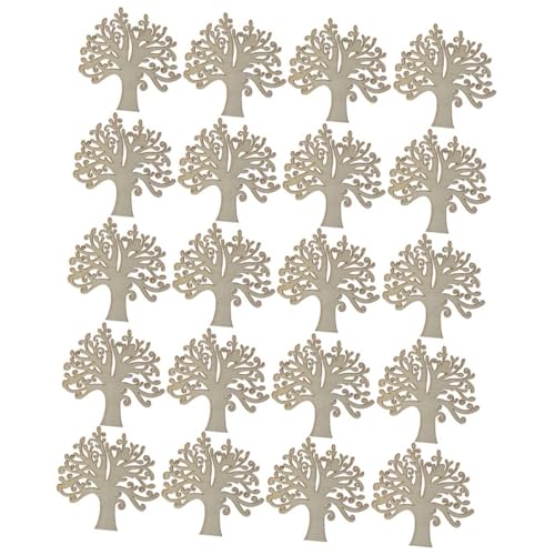 KALLORY 20 Stück Holziger Baum Für Malen Mit Ausschnitte Stammbaum-handwerk Leer Dekoration Bastelbaum Bellen Verzierungen Baumdekor Dekorative Holzspäne Baumschmuck Aus Holz Beige Hölzern KALLORY 20 Stück Holziger Baum Für Malen Mit Ausschnitte Stammbaum-handwerk Leer Dekoration Bastelbaum Bellen Verzierungen Baumdekor Dekorative Holzspäne Baumschmuck Aus Holz Beige Hölzern von KALLORY