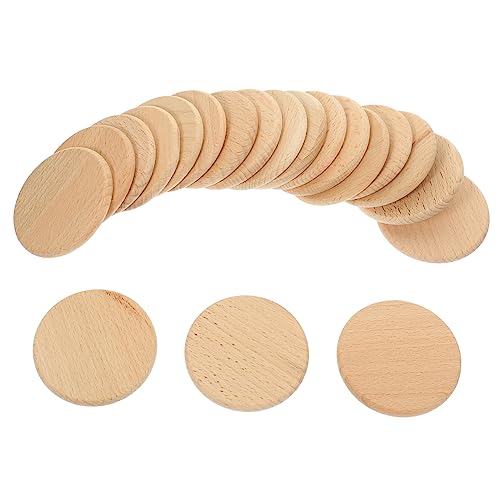 KALLORY 20 Stück runde Rohlinge Kiefer Scheibe malen Discs Schleifen Kreis Runden Holzrohlinge zum Basteln Holzspäne zum Basteln Runde Disc Craft runde Zeichenrohlinge Holzformen Buche KALLORY 20 Stück runde Rohlinge Kiefer Scheibe malen Discs Schleifen Kreis Runden Holzrohlinge zum Basteln Holzspäne zum Basteln Runde Disc Craft runde Zeichenrohlinge Holzformen Buche von KALLORY