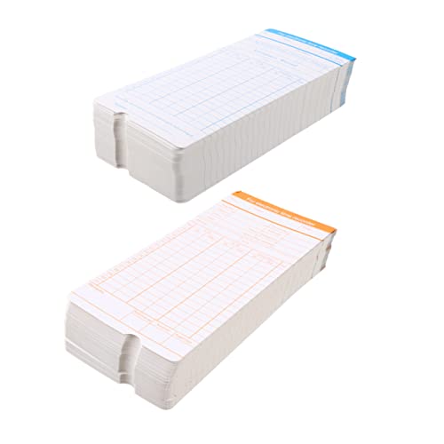KALLORY 200 Blatt Anwesenheit papier karte wöchentlich Stechuhr-Karten Karten für Mitarbeiter aufzeichnen Punchkarten täglicher Anwesenheitsrekord Uhrkarten Bürozeitkarten Papierstau KALLORY 200 Blatt Anwesenheit papier karte wöchentlich Stechuhr-Karten Karten für Mitarbeiter aufzeichnen Punchkarten täglicher Anwesenheitsrekord Uhrkarten Bürozeitkarten Papierstau von KALLORY