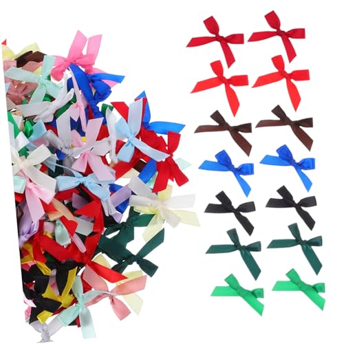 KALLORY 200 Stück Bandschleife Vorgebundene Schleifen Bogendekor Kleine Stoffschleifen Kleine Schleifen Zum Basteln Mehrfarbige Minibögen Haarschleifen Klein Zierschleifen Polyester KALLORY 200 Stück Bandschleife Vorgebundene Schleifen Bogendekor Kleine Stoffschleifen Kleine Schleifen Zum Basteln Mehrfarbige Minibögen Haarschleifen Klein Zierschleifen Polyester von KALLORY