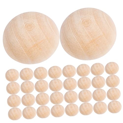 KALLORY 200 Stück Zedernkugeln Unvollendet Ball Halbe Perlen Natürliche Perlen Lose Halbperlen Halbkugel Mini-halbkugelbälle Herstellung Ornament Handwerk Hälfte Für Diy-perlen Holz KALLORY 200 Stück Zedernkugeln Unvollendet Ball Halbe Perlen Natürliche Perlen Lose Halbperlen Halbkugel Mini-halbkugelbälle Herstellung Ornament Handwerk Hälfte Für Diy-perlen Holz von KALLORY