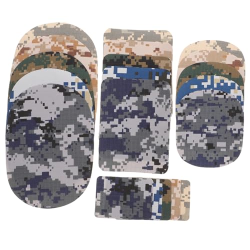 KALLORY 20Stücke Camouflage Aufbügel Patches für Kleidung Praktische Nähflecken für Jacken Jeans Rucksäcke und Mehr für Outdoor Bekleidung und DIY Dekoration KALLORY 20Stücke Camouflage Aufbügel Patches für Kleidung Praktische Nähflecken für Jacken Jeans Rucksäcke und Mehr für Outdoor Bekleidung und DIY Dekoration von KALLORY