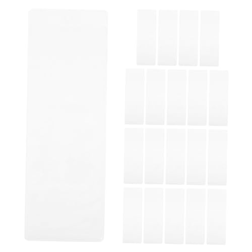 KALLORY 20Stücke Transparente Lesezeichenhüllen aus PVC Leere Wasserdichte Lesezeichenhalter mit Loch für Fotokabinen und Kreative Projekte für Lehrer und DIY Anwendungen KALLORY 20Stücke Transparente Lesezeichenhüllen aus PVC Leere Wasserdichte Lesezeichenhalter mit Loch für Fotokabinen und Kreative Projekte für Lehrer und DIY Anwendungen von KALLORY
