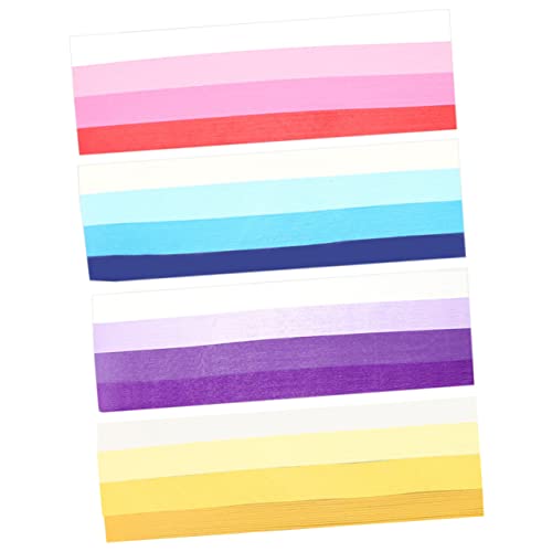 KALLORY 2160 Stück Origami-Stern farbig sortiert Urlaub Herstellung Sternfaltpapier bastelmaterial für paketpapier wickelpapier slack Bastelzubehör aus Papier Sterne Origami-Papier von KALLORY