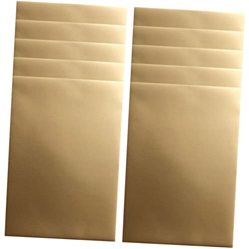 KALLORY 25 Blatt goldener Karton dekorativ Karte Bastelfaltpapier Herstellung Falten kreativpapier scrapbook paper Goldene Papiere goldpapier Origamipapier groß Handwerkspapier das Papier von KALLORY