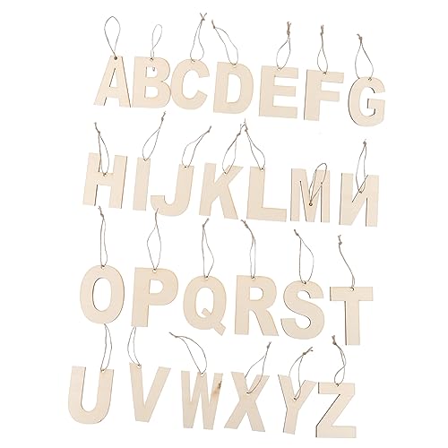 KALLORY 26 Stück Briefmauerdekoration rustikal kursiv Scrapbooking Name Bastelbriefe groß unvollendete Holzverzierung Buchstaben für Heimwerker hängende Dekoration aus Holz hölzern Gelb KALLORY 26 Stück Briefmauerdekoration rustikal kursiv Scrapbooking Name Bastelbriefe groß unvollendete Holzverzierung Buchstaben für Heimwerker hängende Dekoration aus Holz hölzern Gelb von KALLORY
