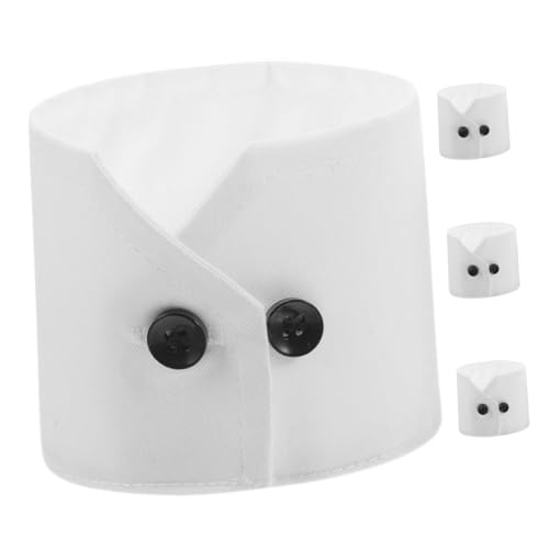 KALLORY 2Paare Spitzen Handmanschetten Für Abnehmbare Kostüm Manschetten Schicke Weiße Manschetten Dekorationen Vielseitige Oberarmmanschetten Für Stilvolle Outfits von KALLORY