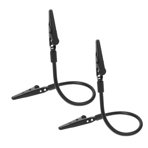 KALLORY 2Stücke Alligatorklemmen Bildhalter Für Fotos Schwarze Klemmen Flexible Halterungen Für Halten Von Bildern Und Notizen Einzelhandbetrieb Soldering Tool KALLORY 2Stücke Alligatorklemmen Bildhalter Für Fotos Schwarze Klemmen Flexible Halterungen Für Halten Von Bildern Und Notizen Einzelhandbetrieb Soldering Tool von KALLORY