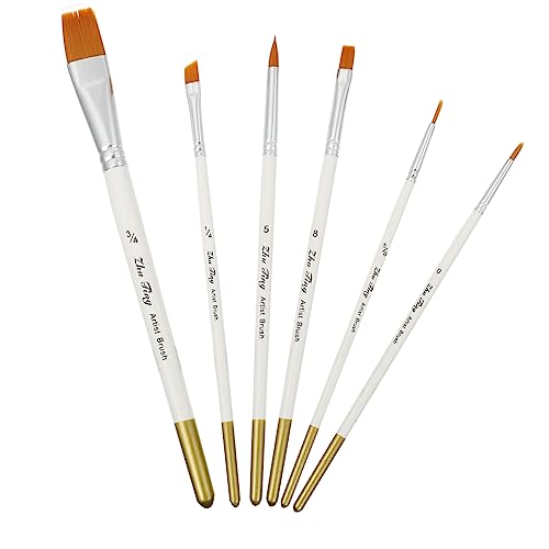 KALLORY 3 Sätze 6 Stück Backwerkzeug-Set Form Schreibwerkzeug für Cookies königlich Kuchenwerkzeuge zum Dekorieren Fondant Ausrüstung zur Kuchenherstellung Cookie-Tools Nylonbürste Weiß von KALLORY