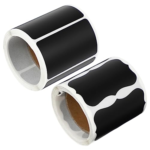 KALLORY 3 Sätze Food -logo -aufkleber Wasserdicht Essen Spülmaschine Etikett Namensaufkleber Für Lebensmittel Zutaten Aufkleber Pvc Schwarz 300 Stück * 3 KALLORY 3 Sätze Food -logo -aufkleber Wasserdicht Essen Spülmaschine Etikett Namensaufkleber Für Lebensmittel Zutaten Aufkleber Pvc Schwarz 300 Stück * 3 von KALLORY