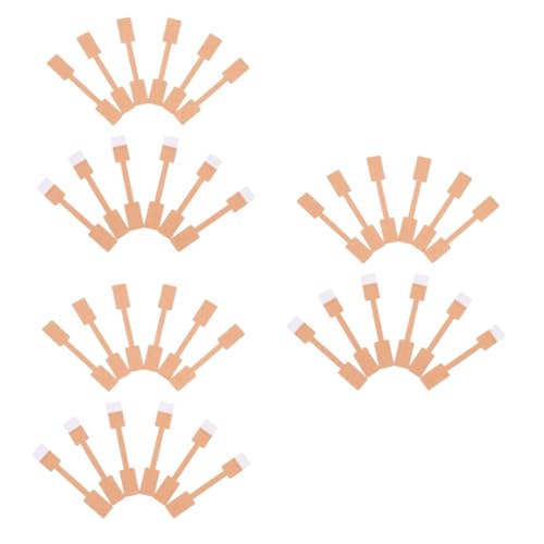 KALLORY 3 Sätze Kraft -ring -tags Schild Papieretikett Für Schmuck Kraftpapier Halskette Etikett Etiketten Aus Kraftpapier Quadratische Aufkleber Selbstklebend 200 Stück * 3 von KALLORY