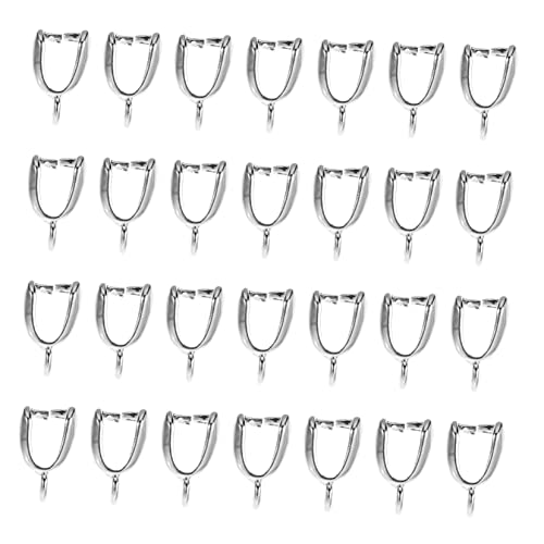 KALLORY 3 Sätze Ohrring-zubehör Halskette Verschlüsse Anhängerverschluss Für Schlüssel Clip Bead Hangle Anhänger Hängende Verschlüsse Halskette Charm-verschluss Legierung 40 Stück * 3 von KALLORY