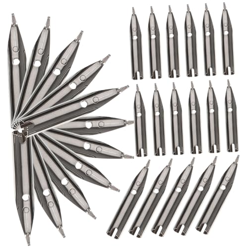 KALLORY 3 Sätze Pen Tipp Kalligraphie Stiftnibs Ersatzfedern Für Füllfederhalter Stift Student Ersatzstiftspitzen Tintenstiftspitzen Füllfederhalter Aus Stahl Metall 15 Stücke * 3 KALLORY 3 Sätze Pen Tipp Kalligraphie Stiftnibs Ersatzfedern Für Füllfederhalter Stift Student Ersatzstiftspitzen Tintenstiftspitzen Füllfederhalter Aus Stahl Metall 15 Stücke * 3 von KALLORY