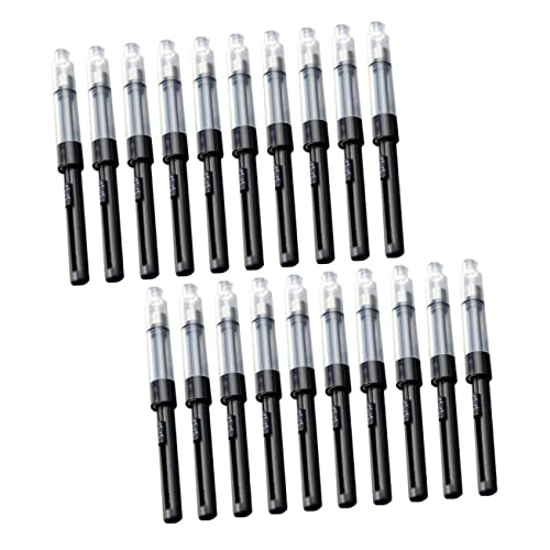 KALLORY 3 Sätze Push-pull-tintenabsorber Tintenfüllassistent Füllung Tintenaufnahme Für Stift Universal- Füller Tintenkonverter Für Füllfederhalter Tintenhilfsabsorber Plastik 30 Stück * 3 von KALLORY