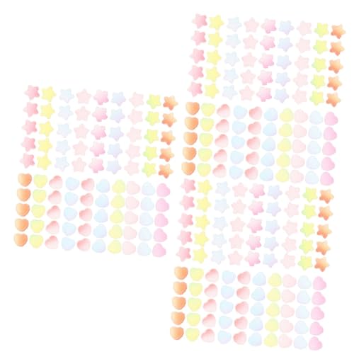 KALLORY 3 Sätze Süße Haarspangen Handyhüllen Dekorationszubehör Diy Bastel Charms Mit Herzförmigen Und Sternförmigen Designs Für Handwerksprojekte Und 100 Stück * 3 KALLORY 3 Sätze Süße Haarspangen Handyhüllen Dekorationszubehör Diy Bastel Charms Mit Herzförmigen Und Sternförmigen Designs Für Handwerksprojekte Und 100 Stück * 3 von KALLORY